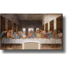 La C?ne originale de L?onard de Vinci Peinture Image originale r?alis?e sur toile tendue D?coration murale Pr?te ? accrocher !.