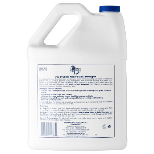 Mane 'n Tail Detangler ElIMINATES TANGLES & KNOTS Refill Gallon 1