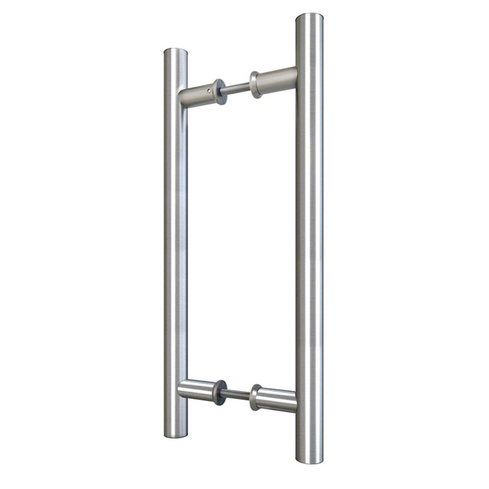 Set Di Maniglie Per Porta Scorrevole, Da 38 Cm, 15-3/4",Lightweight, Stainless Steel-image