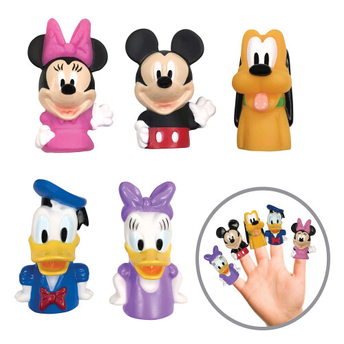 Disney Disney Topini e Amici - Burattini per Dito, Regali per Feste, Giocattoli Educativi