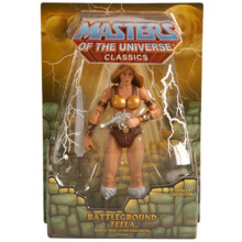 Figura de acci   n exclusiva de Master Of The Universe Classics Heman Battleground Teela