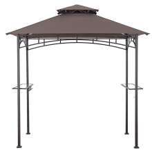 MASTERCONOPY GRILL GAZEBO SUBSTITUI      O TOP DO CANOPEL PARA MODELO L-GGS1PST-F (Brown)