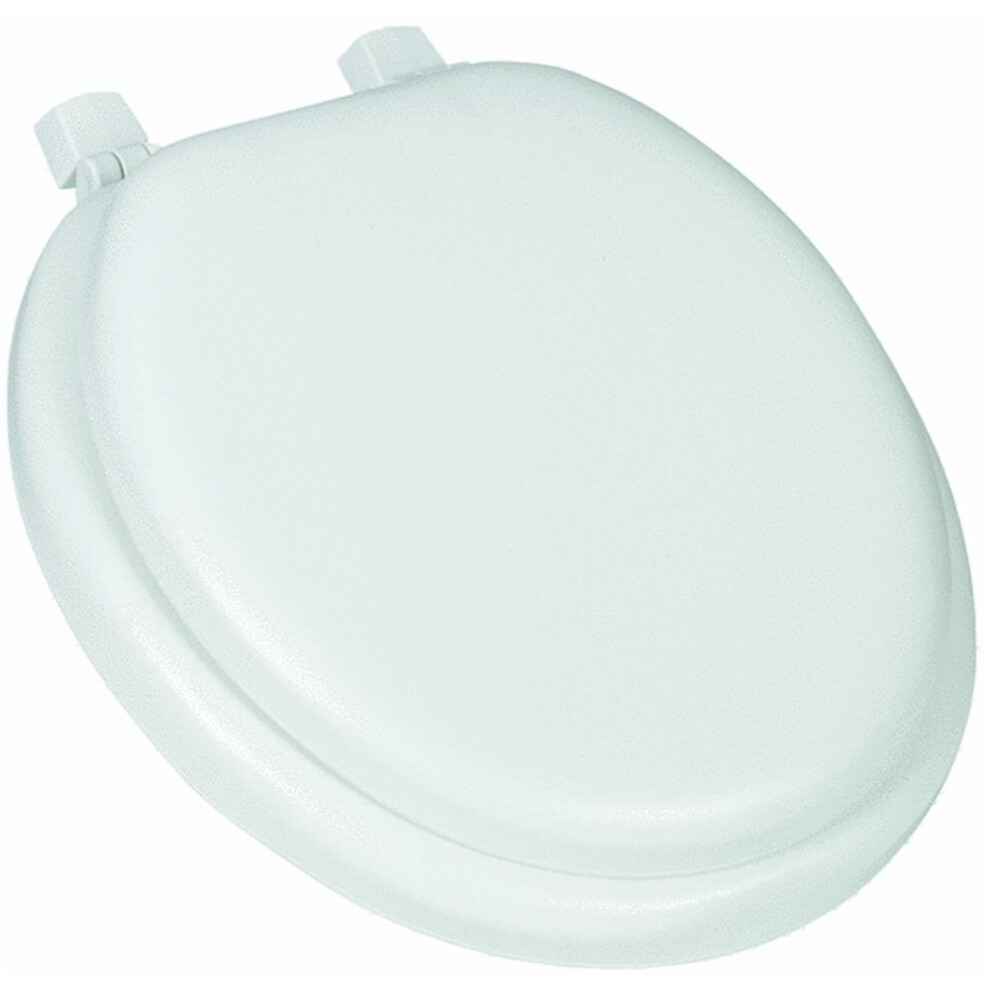Mayfair 13EC 000 Si?ge de toilette souple et facile ? retirer, 1 paquet rond, blanc