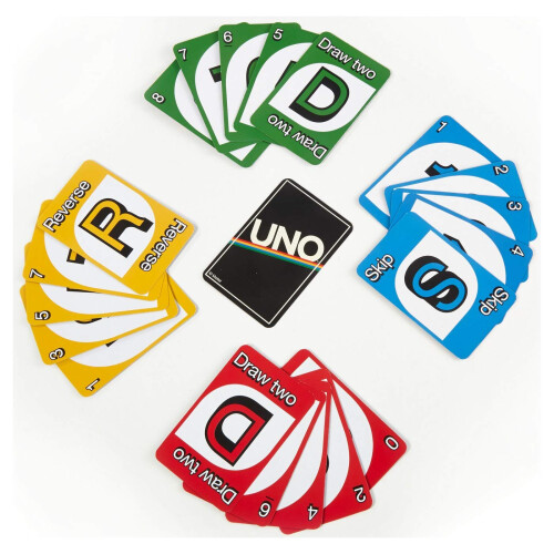 UNO Mattel Games UNO Ρετρό Έκδοση 1