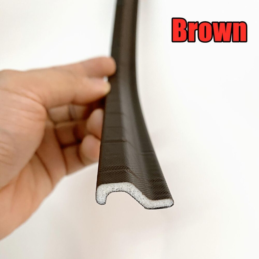 (brown, 10M) 2-40m Window Seal Strip Weather Stripping Acoustic Foam For Sliding Window Sealing Strip Waterproof Door Gap Filler Draft