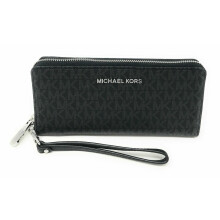 Michael Kors Jet Set Women?s Leather Travel Continental Wristlet Walle