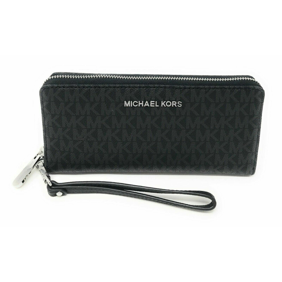 Michael Kors Jet Set Women?s Leather Travel Continental Wristlet Walle