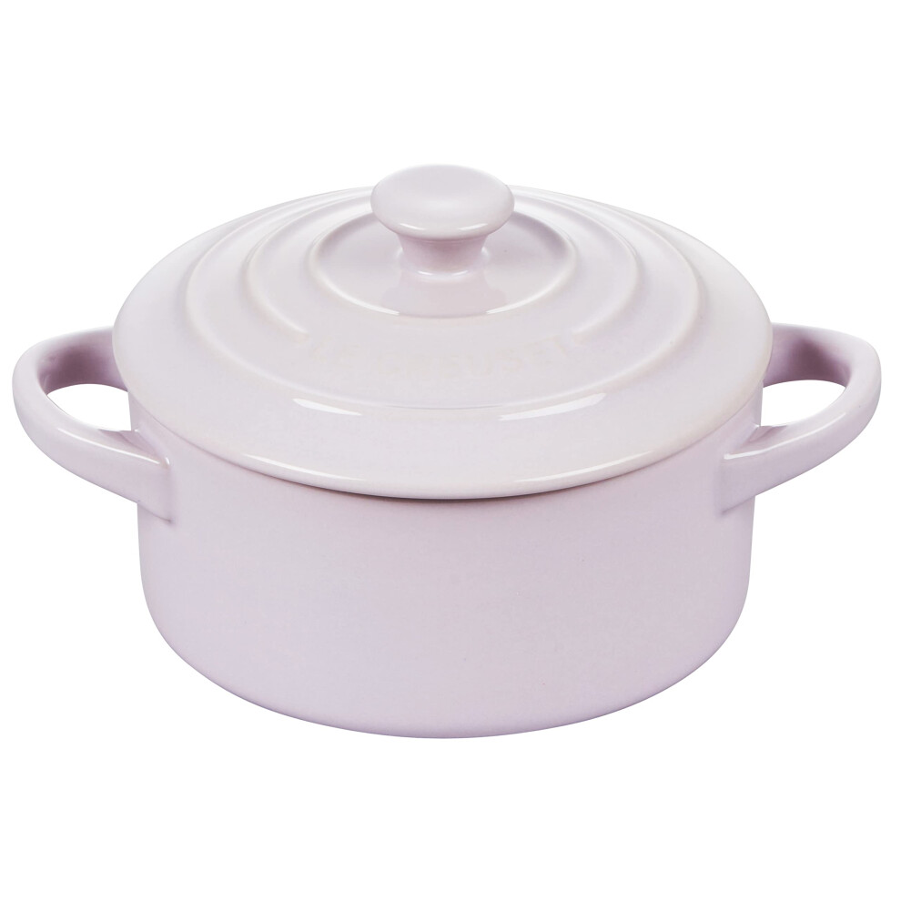Le Creuset Stoneware Mini Round Cocotte  8oz  Shallot