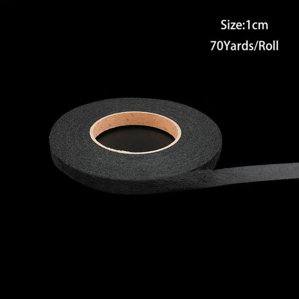 (black) White Double Sided Sewing Accessory Adhesive Tape Cloth Apparel Fusible Interlining  Fabric Tape