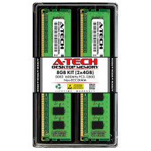 A-Tech 8 GB (2x4 GB) DDR3 1600 MHz PC3-12800 CL11 DIMM 240 tus, nem ECC UDIMM asztali RAM memria modulok
