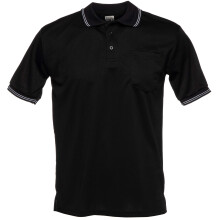 Murray Sporting Goods Polo a maniche corte da baseball e softball Umpire Shirt - Taglia per protezione toracica (nero, X-Large)