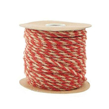 Homeford Bi-Colored Jute Twine Cord Rope Ribbon 5/64-tums eller 2,5 mm 50-yard