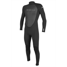 O'Neill Wetsuits uomo Reactor-2 3/2mm Back Zip Full Wetsuits, Nero/Nero, Grande US