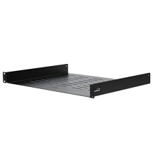 Univerz lny rackov tray NavePoint, vetran police, 1U, cierny, 14 palcov (hlbka 350 mm), bez okraja