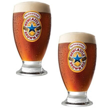 Newcastle Geordie Schooner Glass | Nytt set med 2 glasgon