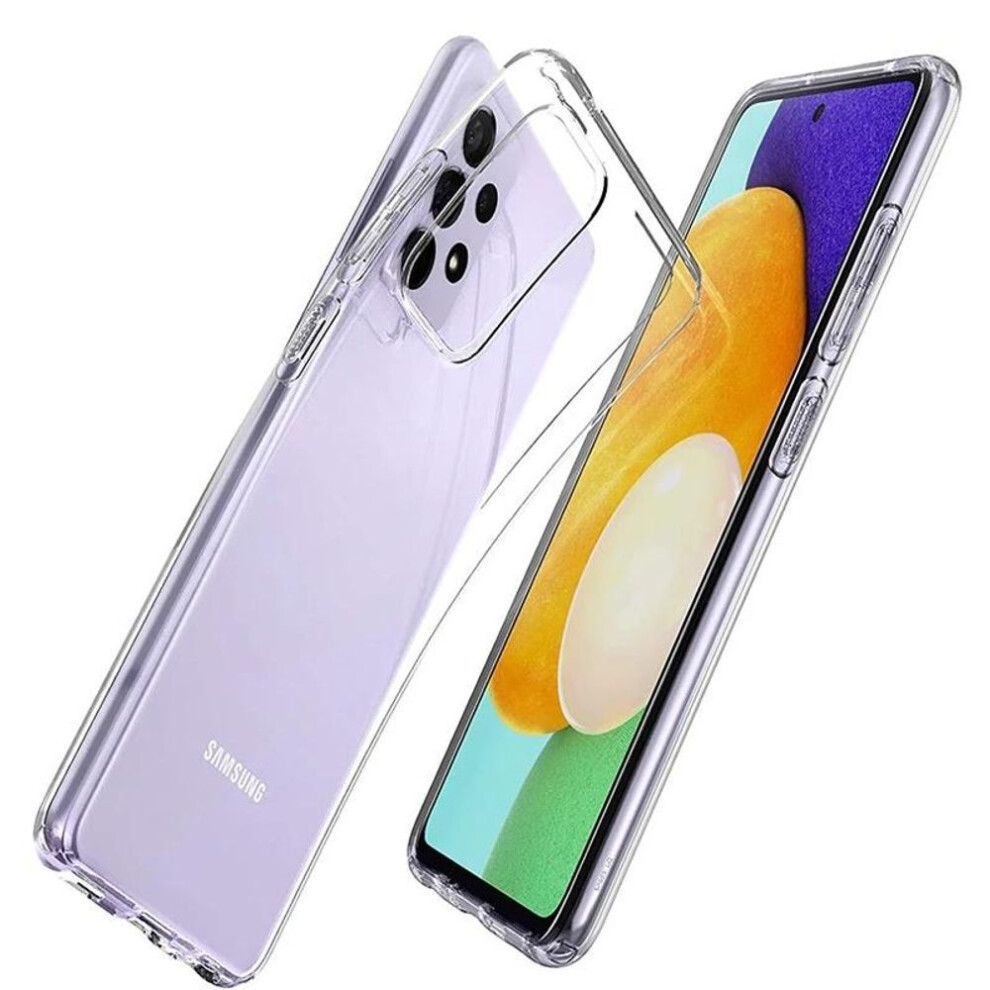 (white, Samsung Galaxy A05s) Case For Samsung Galaxy S24 S23 Fe S22 Ultra Plus A52 A14 A32 A34 A13 A54 A53 5g A15 A25 A35 A55 Transparent Back Soft Silicone Tpu Back Cover Coque