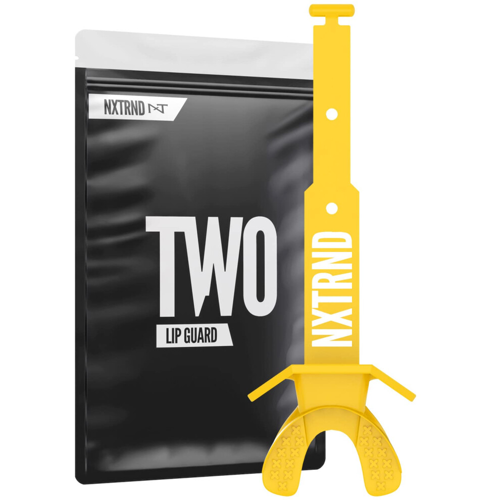 Nxtrnd Two Football Paradenti, Paradenti Da Football Con Cinturino, Adatto Per Adulti E Ragazzi (Giallo)