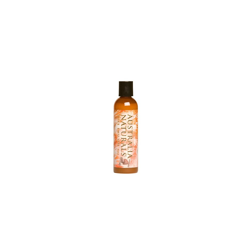 Australia Naturals EMU OIL (4 oz Bottle) - BEST NATURAL OIL FOR FACE  SKIN  MUSCLES  HAIR AND NAILS.