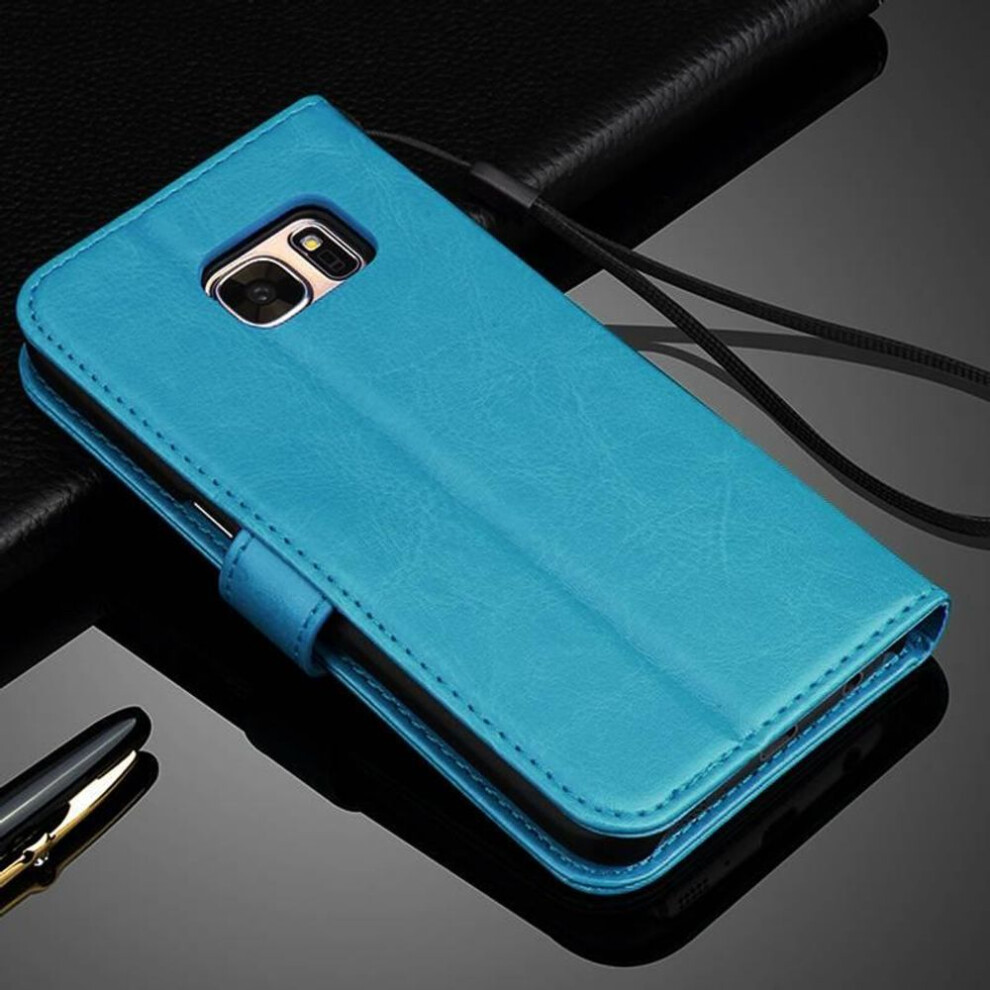 (blue, Samsung A32 5G) Flip Wallet Leather Case Samsung Galaxy A6 2018 A7 J4 J3 J5 J7 2017 S6 S7 Edge S8 S9 Plus Cover S10 S20 S21 S22 Fe A51 A52 A12 A22