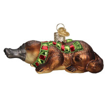 Old World Christmas Schnabeltier Glasornament Gratis Box 12578 Neu