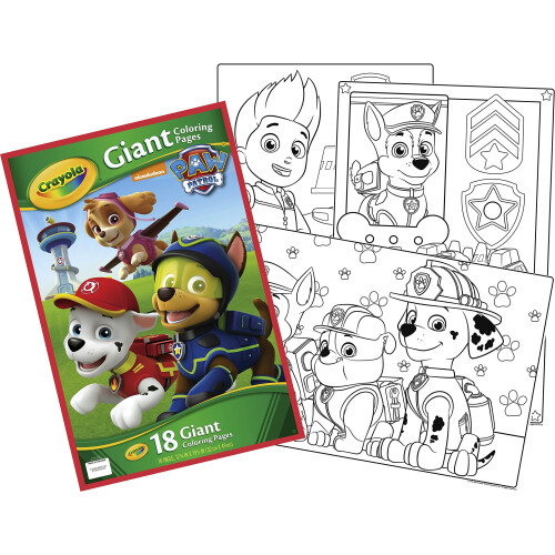 Crayola Paw Patrol ris sznezo oldalak 1