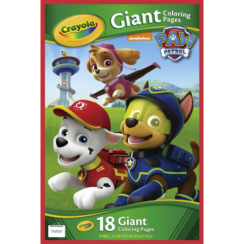 Crayola Paw Patrol ris sznezo oldalak