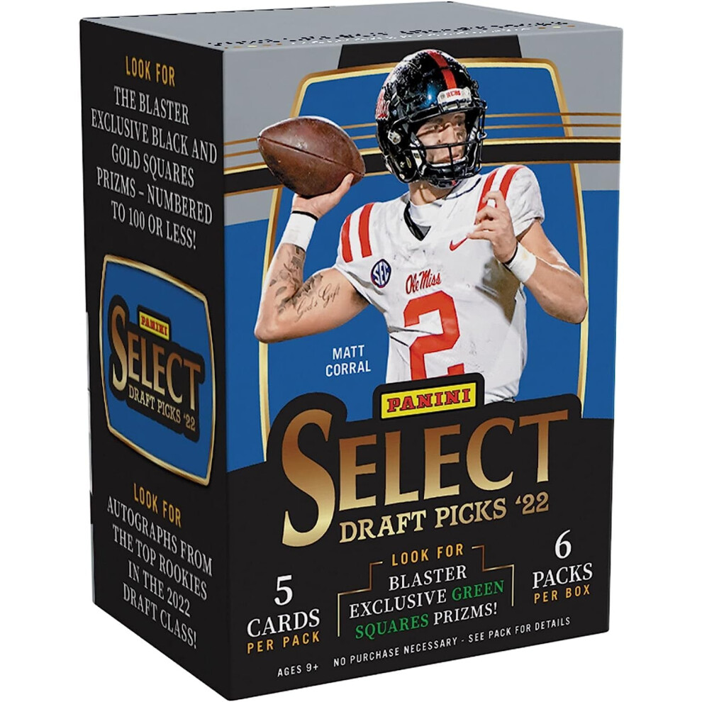 2022 Panini Select Draft Picks Football Blaster - 30 Ruilkaarten Per-image