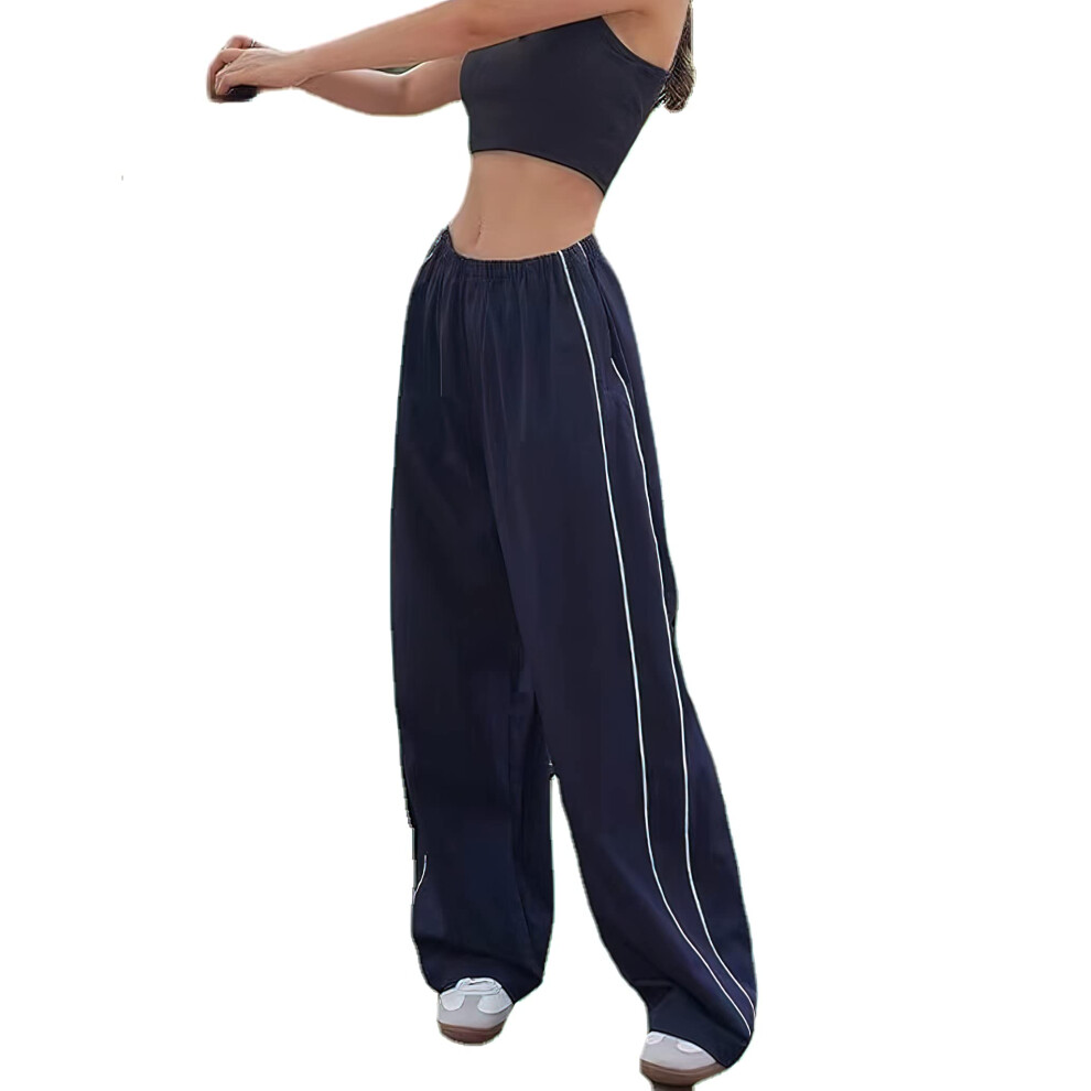 Pantalon de surv?tement XPONNI pour femme, pantalon ample Y2k, pantalon parachute pour femme