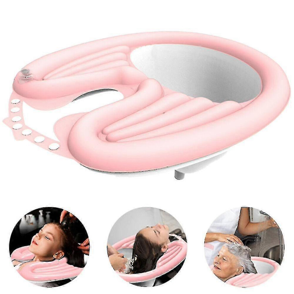 Inflatable Shampoo Bowl Portable Hair Washing Tray Hair Shampoo Basin Lightweight Hair Washing Sink