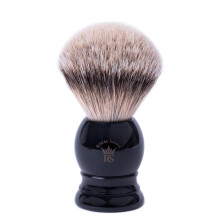 ROYAL SHAVE PB9 Silvertip Badger borotvakefe - klasszikus nedves borotvakefe (fekete)