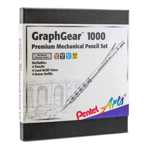 Pentel Set d???? Pentel Arts GraphGear 1000 Premium   e a?ta??a?t??? ?a??d?a ?a? ??  a 1