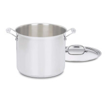 Cuisinart 12-Quart Suppentopf mit Deckel, Chef's Classic Collection, Silber, 766-26AP1