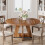 Tribesigns Tribesigns Round Dining Table for Dining Room 120 cm Tables for 4 3