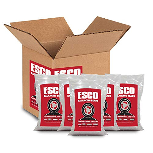 Esco 20470C Μπίλιες Ισορροπίας Ελαστικών, 6 oz, Σετ 24 Σακουλών