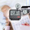 Foldable Digital Travel Alarm Clock Folding Bedside Clock with Snooze Mode 2