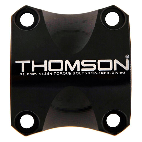 Placa Frontal do Guiador Thomson X4 (Preto)