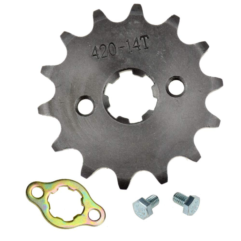 Hiaors 420 14T 17Mm Motorcycle Front Engine Sprocket For 50Cc 70Cc 110 6441567655441