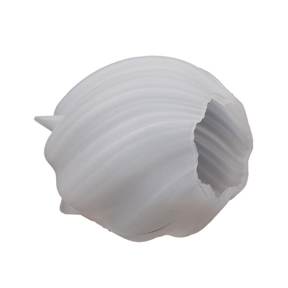 (as the picture, L) Wave Pillar Candle Silicone Mold For Candle Making Aromatherapy Candle Resin Mould Ornaments Epoxy Resin Casting Mold