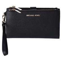 Michael Kors Jet Set Travel Double Zip Saffiano Leather Wristlet Walle