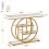 Tribesigns Tribesigns Console Table, 105 cm Industrial 4-Tier Sofa Table 2