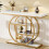 Tribesigns Tribesigns Console Table, 105 cm Industrial 4-Tier Sofa Table 4