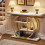 Tribesigns Tribesigns Console Table, 105 cm Industrial 4-Tier Sofa Table 6