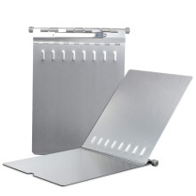 ROCOFF Metalen Clipboard, Aluminium Heavy Duty Clipboard met Cover, Roestvrij & Bescherm Documenten