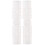 Prime-Line N 6539 7/8 In., Λευκό Νάυλον, Οδηγός Συρόμενης Πόρτας Bi-Fold (2 Πακέτο) 2