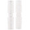 Prime-Line N 6539 7/8 In., Λευκό Νάυλον, Οδηγός Συρόμενης Πόρτας Bi-Fold (2 Πακέτο) 3
