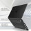 ProCase para MacBook Pro 14 polegadas 2023 2022 2021 M3 A2918 A2992 M2 A2779 M1 A2442, Capa Dura Slim e Protetor de Teclado - Preta 3