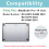 ProCase para MacBook Pro 14 polegadas 2023 2022 2021 M3 A2918 A2992 M2 A2779 M1 A2442, Capa Dura Slim e Protetor de Teclado - Preta 2