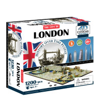4D-Stadtbild London England Puzzle