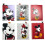 Projetos inovadores Disney Minnie e Mickey Mouse Journal Notebook Spiral Bound 144 P   ginas ladeadas 8 x 7 polegadas vermelhas 4
