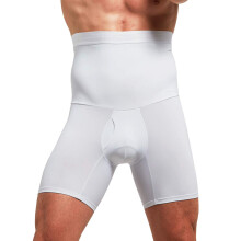 Quafort Men Control de abdomino pantalones cortos de la cintura con la cintura de la cintura con la cintura del cuerpo del cuerpo de la pierna calzad